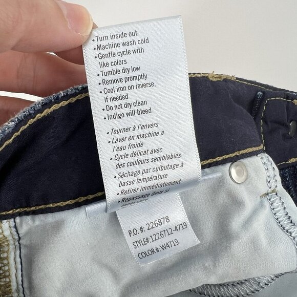 Paige Jimmy Jimmy Distressed Jean Shorts 26 3" Inseam Rolled Hem Summer Denim - Picture 5 of 5